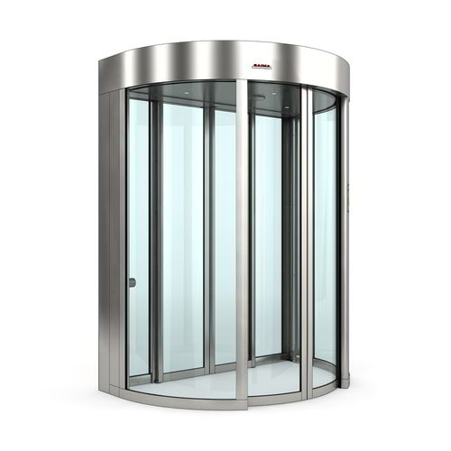 Esclusa de seguridad curvada - Saima Sicurezza SpA - para control de acceso / acristalados