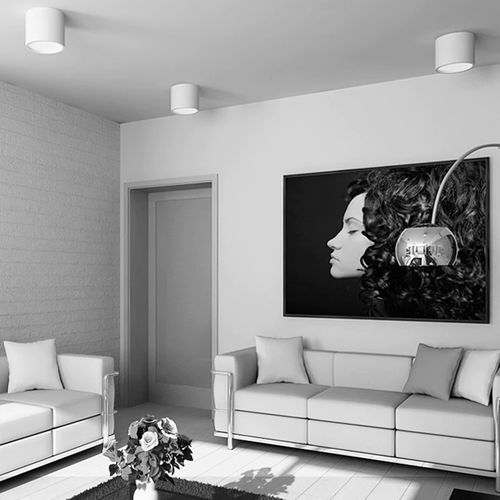 Plafón contemporáneo - PRAYA - LICALUX LIGHTING - redondo / de aluminio / de ópalo