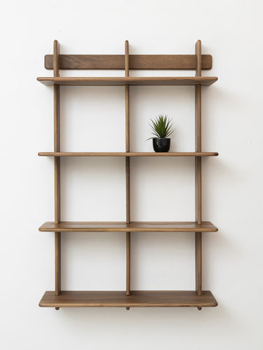 Estantería de pared - C - Pommier Furniture - de diseño escandinavo / de roble / de nogal