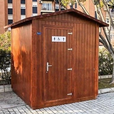 Módulo prefabricado para cuarto de baño - BLANES  - Maderas Menur