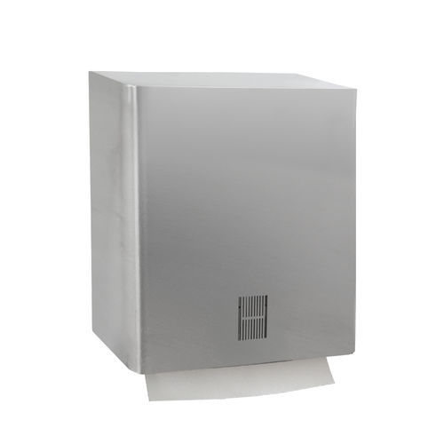 Dispensador de toallitas de papel de pared - SYNOX - LOGGERE - de acero inoxidable satinado / para el sector profesional / para el sector profesional