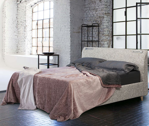 Cama de matrimonio - BEA - CONFORPLUS - individual / contemporánea / tapizada