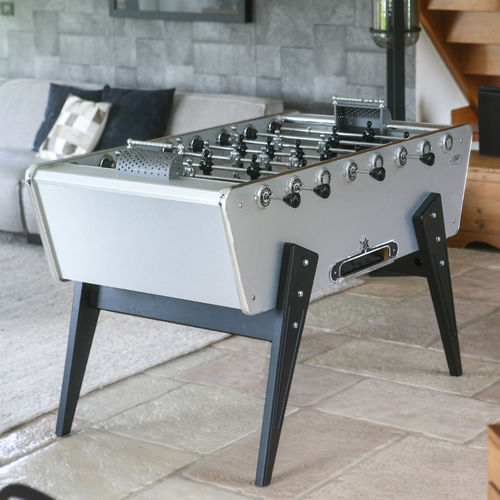 Futbolín de aluminio pulido - Champion Vintage - STELLA BABY-FOOT & BILLARDS - contemporáneo / de haya / en MDF estratificado