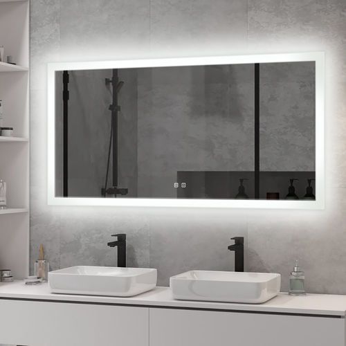 Espejo para baño de pared - Foshan Sunvin Ceramics CO., Ltd - para el sector profesional / contemporáneo / rectangular