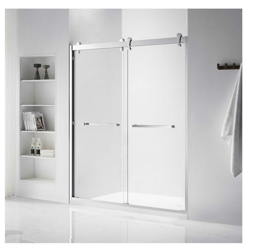 Puerta de interior - Foshan Sunvin Ceramics CO., Ltd - de metal / de vidrio / abatible