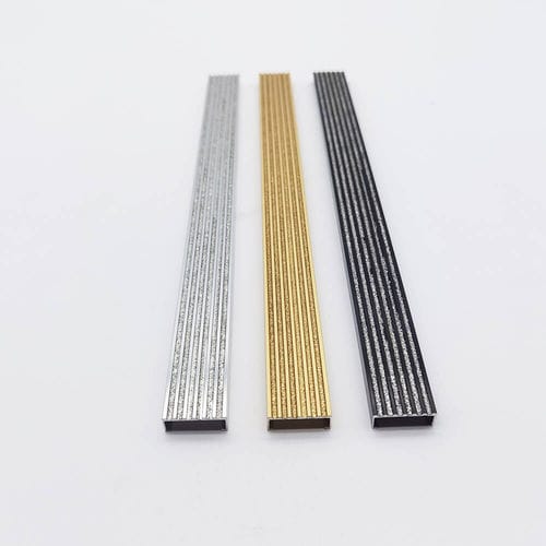 Perfil decorativo aluminio - Foshan Sunvin Ceramics CO., Ltd - para baldosas / esquinero / rectangular