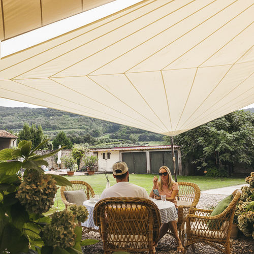Toldo vela impermeable - Solaria +Plus - Maanta - resistente a los UV / a medida / resistente al viento