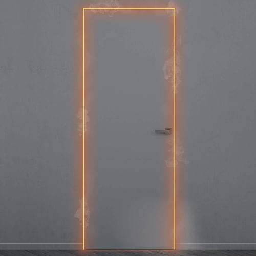 Puerta de interior - Syntesis EI30 - ECLISSE France - de aluminio / abatible / contemporánea
