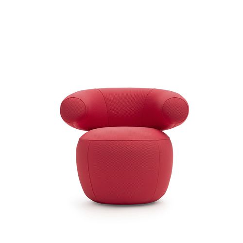 Sillón contemporáneo - DENVER - TM Leader Contract - de tejido / rojo / rosa