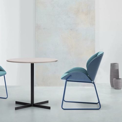 Mesa contemporánea - LEXA - TM Leader Contract - de metal / de MDF / de madera maciza