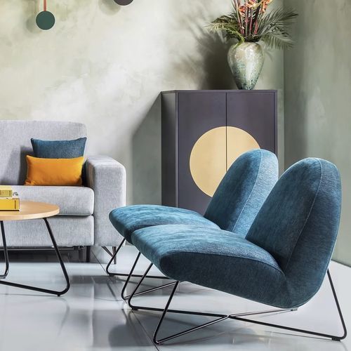 Sillón contemporáneo - CIRO - TM Leader Contract - de tejido / de metal / de madera