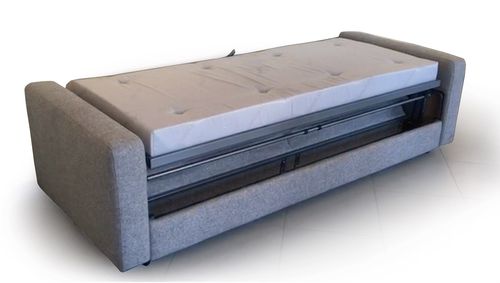 Sofá cama - Alika - MARIANO FARRUGIA - contemporáneo / de tejido / gris
