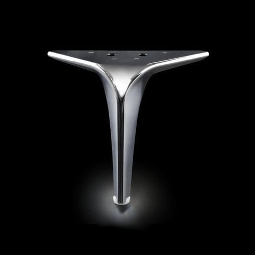 Pata de mueble de hierro - AC075 - ZHUOKAI TECHNOLOGY - plateada / blanca / dorada