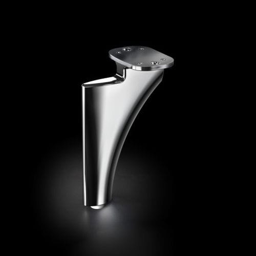Pata de mueble de aluminio - CP099 - ZHUOKAI TECHNOLOGY - de hierro / plateada / blanca