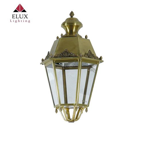 Farola urbana clásica - Lanterna storica Sal 347OT - Elux srl - de latón / LED / IP66