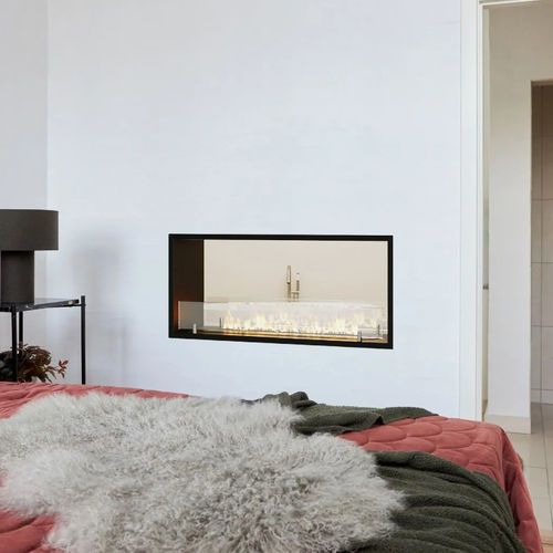 Chimenea de bioetanol - Clever - Le Feu - encastrable / de doble cara / hogar abierto