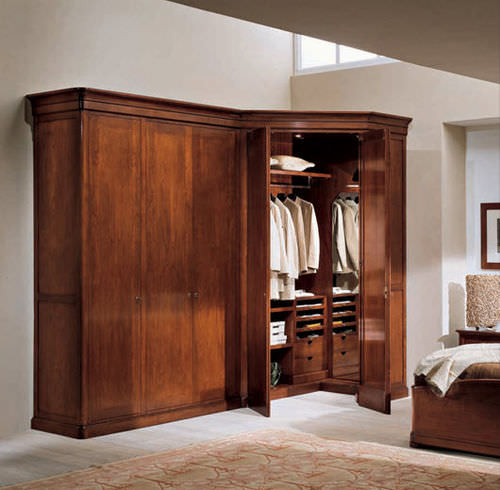 Armario de esquina - LORD - BAMAX - clásico / de madera / con puertas