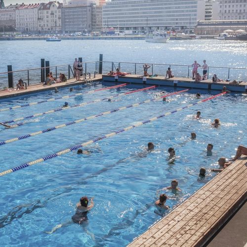 piscina de competición flotante - Bluet