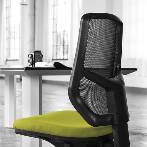 Silla de oficina contemporánea - PLUS - Gierre Sedute - de interior / de malla / con base metálica