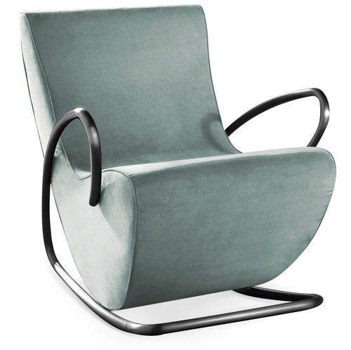Sillón contemporáneo - CAMILLA - CANTORI - de tejido / de cuero / de hierro