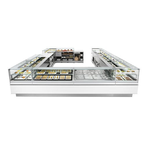 Vitrina refrigerada mostrador - MIX - IFI - para pastelería / para panadería / blanca