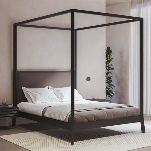 Cama con dosel - BREDA : BRD517 - punt mobles - individual / contemporánea / con cabecero