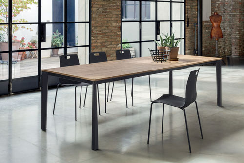 Mesa contemporánea - PRISMA - INGENIA CASA - de cerámica / de melamina / de metal lacado