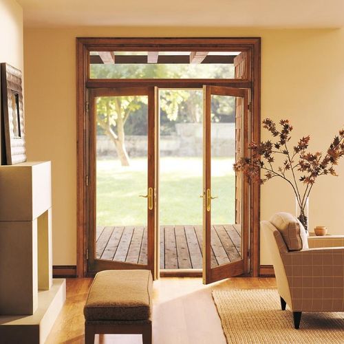 Puerta-ventana abatible - WOOD ULTREX: INSWING - INTEGRITY - de madera