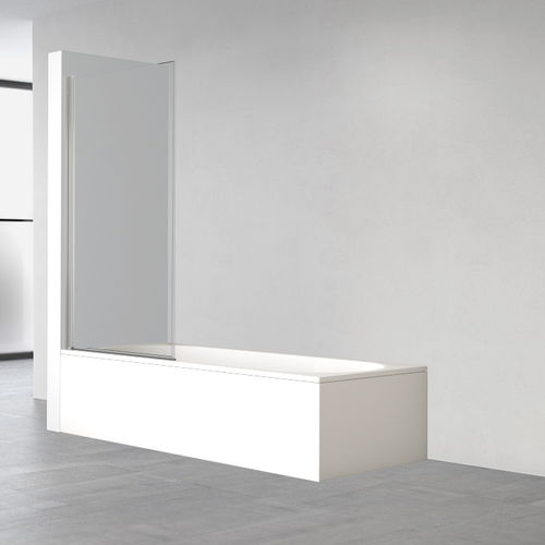 Mampara de bañera fija - HP-110 - PROFILTEK - de vidrio templado / sin marco