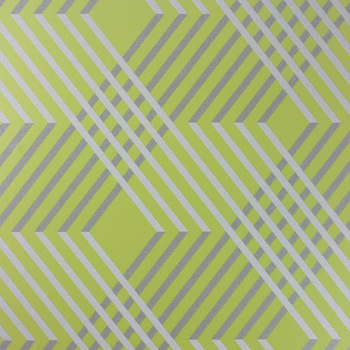 Papel pintado contemporáneo - PETIPA - OSBORNE & LITTLE - con motivos geométricos / aspecto tela / rojo
