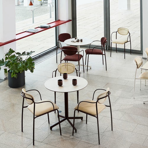 Silla contemporánea - ASTON - JOHANSON - de exterior / de interior / de tejido