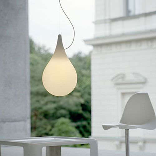 Lámpara suspendida - LIQUID LIGHT: DROP_2 SMALL - next - de polietileno / de diseño original / con cable