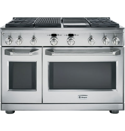 Cocina con horno de gas - ZDP484NGPSS - Monogram - clásica