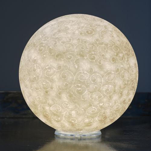 Lámpara de mesa - T.moon 2 Liberty - in-es artdesign - de policarbonato / de Nebulite® / de estilo Art Nouveau