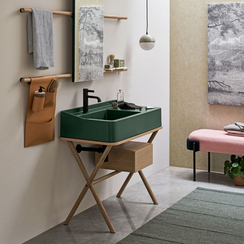 mueble de lavabo de pie - Ceramica Cielo