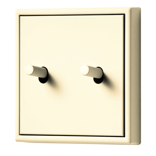 Interruptor de palanca - LS 1912 in Les Couleurs® Le Corbusier - ALBRECHT JUNG GMBH & CO. KG - empotrable / doble / de metal