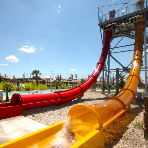 Tobogán recto - AQUADROP - WhiteWater - para parque acuático / tubular / de gran velocidad