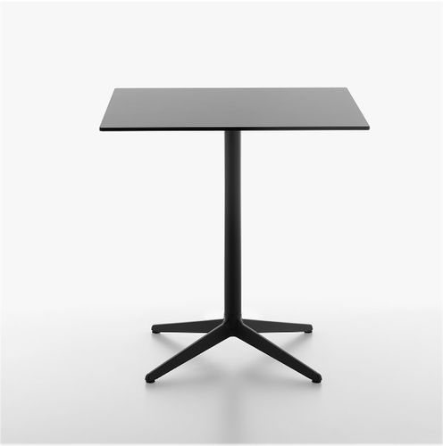 Mesa bistró contemporánea - MISTER X - PLANK - de material laminado / de HPL / de madera
