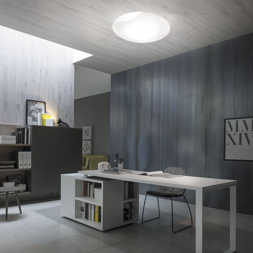 Plafón contemporáneo - LIO - Vistosi - redondo / de vidrio / LED