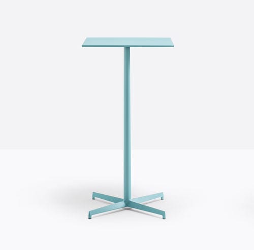 Mesa alta contemporánea - LAJA 5424 - PEDRALI - de madera / con base de acero / con base de aluminio