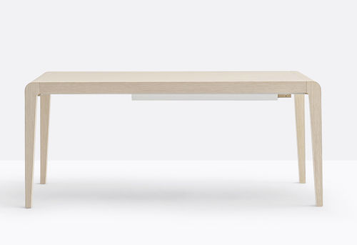 Mesa contemporánea - EXTESO TE2 - PEDRALI - de roble / con base de roble / rectangular