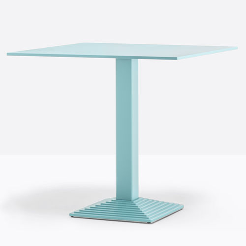 Mesa bistró contemporánea - STEP 4620 - PEDRALI - de metal / con base de acero / con base de hierro fundido