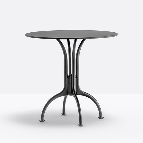Mesa bistró clásica - FLORENCE 4960 - PEDRALI - de hierro fundido / con base de hierro fundido / redonda