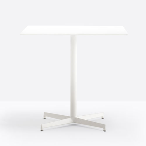Mesa bistró contemporánea - LAJA 5420 - PEDRALI - de madera / con base de acero / con base de aluminio