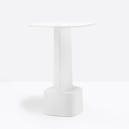 Mesa alta contemporánea - SERIF 861 - PEDRALI - de material laminado / con base de polipropileno / cuadrada