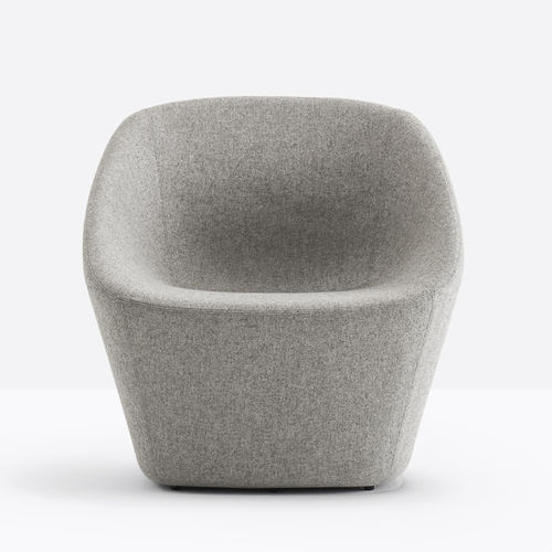 Sillón contemporáneo - LOG 366 - PEDRALI - de cuero artificial / de tejido / verde