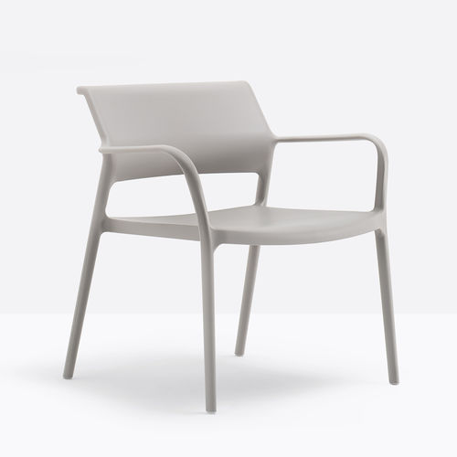 Sillón contemporáneo - ARA 316 - PEDRALI - de polipropileno / de polipropileno / verde