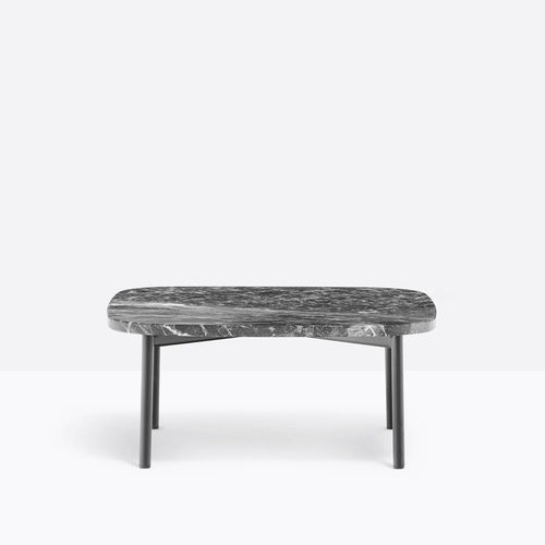 Mesa de centro contemporánea - BUDDY 79x79 - PEDRALI - de composite / de mármol / de material laminado