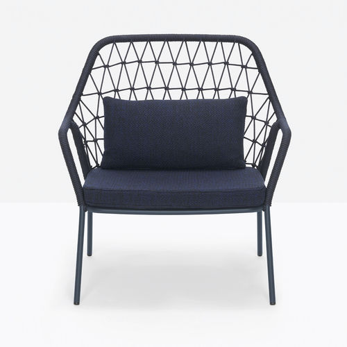 Sillón contemporáneo - PANAREA 3679 - PEDRALI - de tejido / de acero / con cojín amovible
