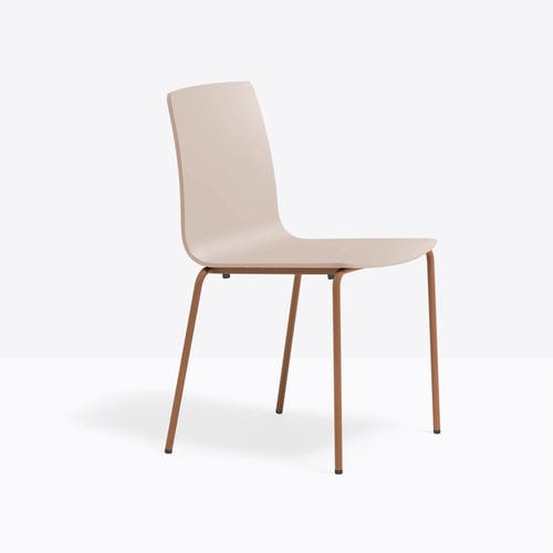 Silla contemporánea - Inga - PEDRALI - de interior / de tecnopolímero / de cuero